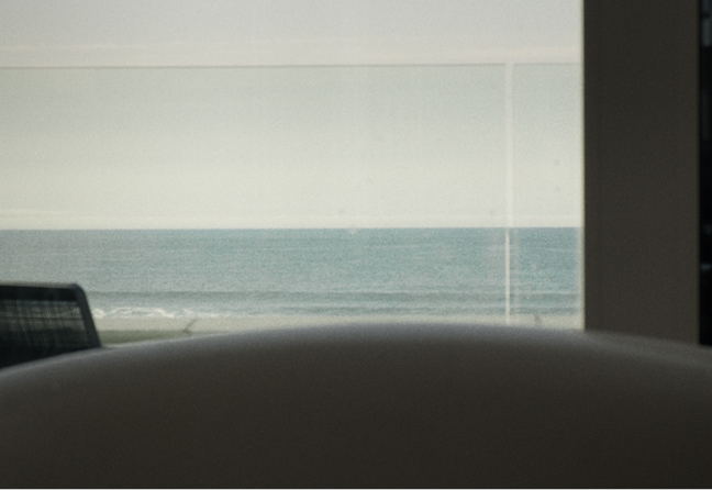 A view from one of the bathhouse rooms