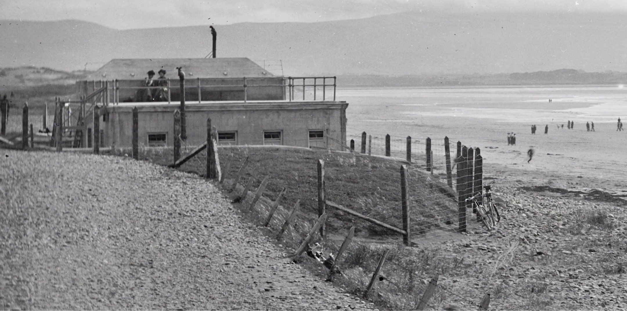 A historic view of the shore