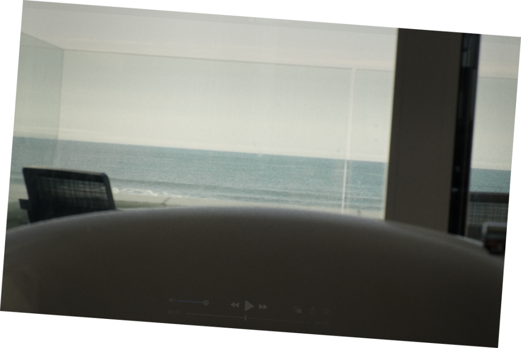 A view from one of the bathhouse rooms